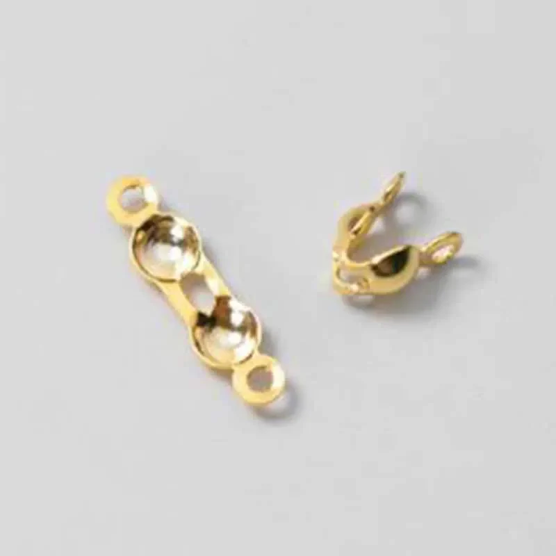 925 Sterling Silver End Beads & Crimp Clasps – 10pcs Jewelry Making Connectors - Image 14