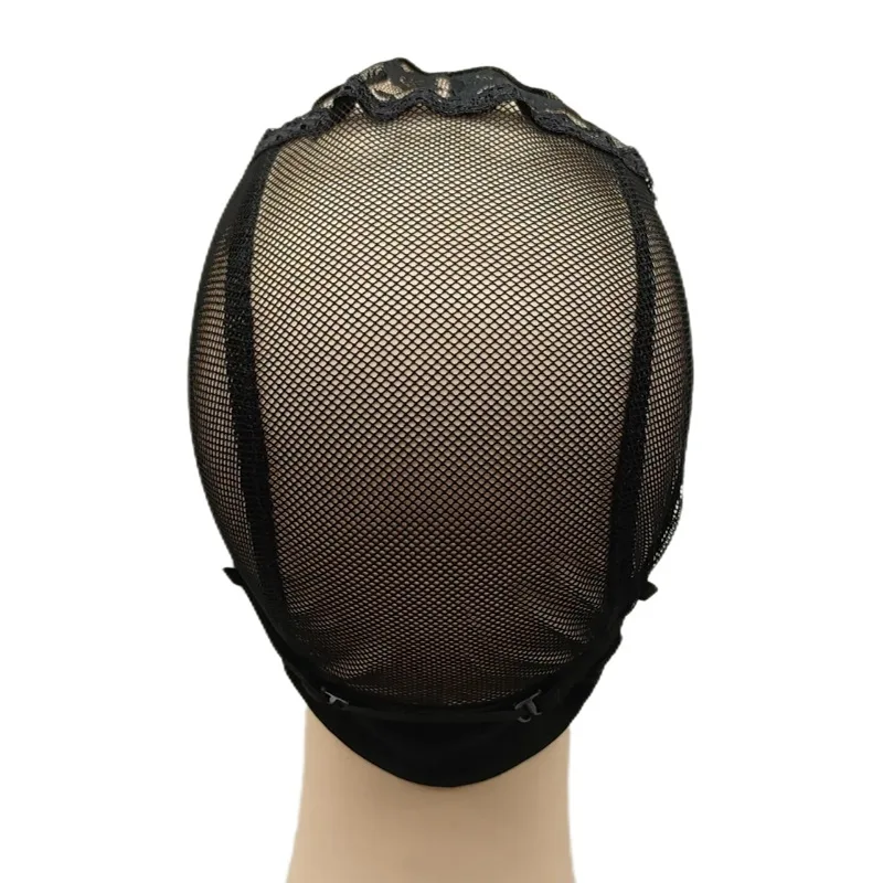 Black U-Part HD Lace Wig Cap – 4x4 Inch with Strap - Image 5