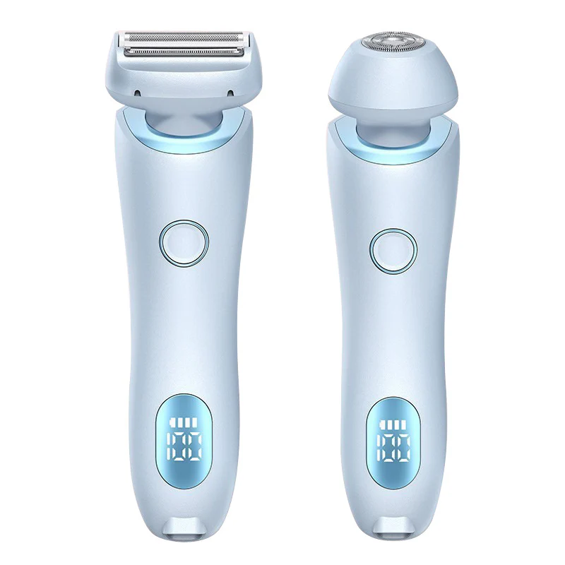 2 In 1 Hair Removal Epilator USB Rechargeable Trimmer Women Body Razor Face Leg Armpit Bikini Hand Pubic Shaver Hair Remover - Image 15