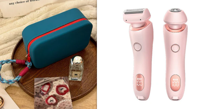 2 In 1 Hair Removal Epilator USB Rechargeable Trimmer Women Body Razor Face Leg Armpit Bikini Hand Pubic Shaver Hair Remover - Image 18