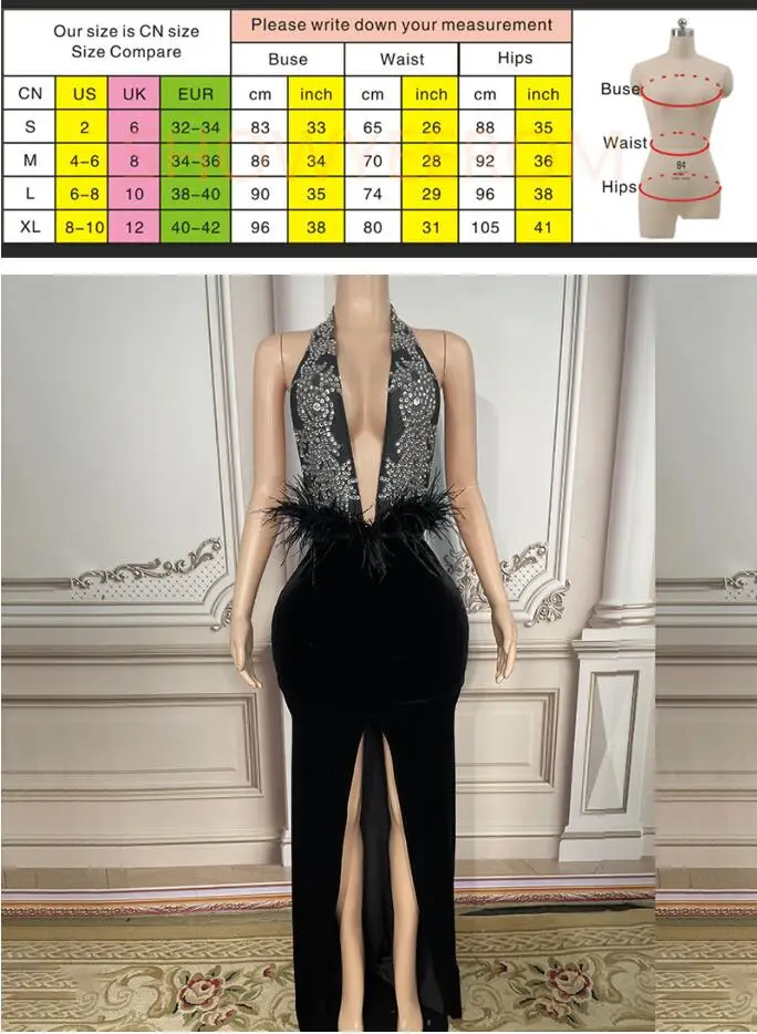 2025 Birthday Clothing High-end Sense Leak Back Split Fork Banquet Fish Tail Slim And Thin Temperament Sexy Performance Clothes - Image 9