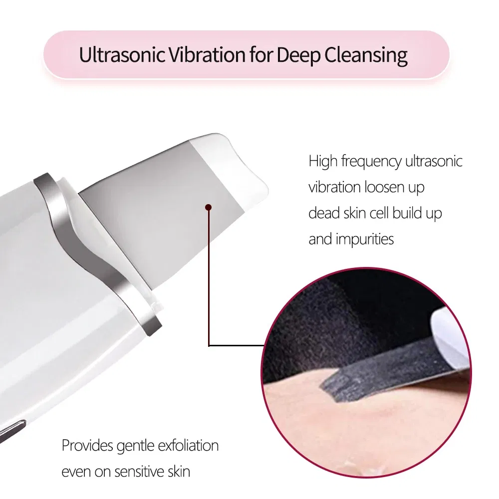 3-in-1 Ultrasonic Facial Spatula For Deep Cleansing, Electric Ultrasonic Skin Scrubber - Image 3