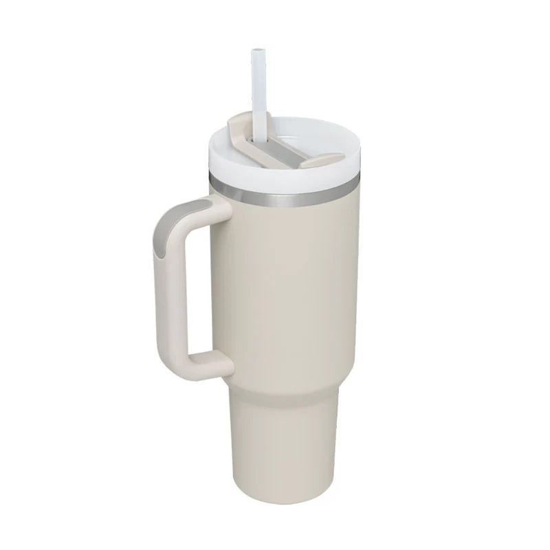 40 Oz Tumbler With Handle Straw Insulated, Stainless Steel Spill Proof Vacuum Coffee Cup Tumbler With Lid Tapered Mug Gifts For Valentine Lover Suitable For Car Gym Office Travel - Image 13