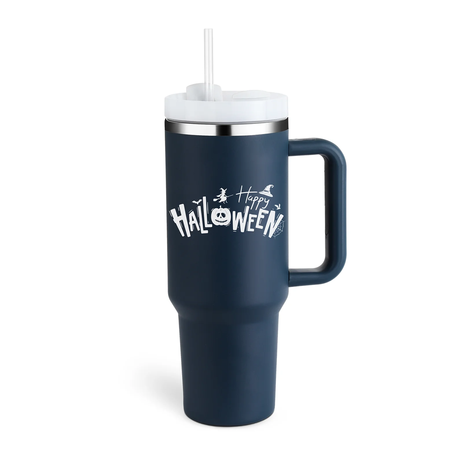 40 Oz Tumbler With Handle Straw Insulated, Stainless Steel Spill Proof Vacuum Coffee Cup Tumbler With Lid Tapered Mug Gifts For Valentine Lover Suitable For Car Gym Office Travel - Image 20