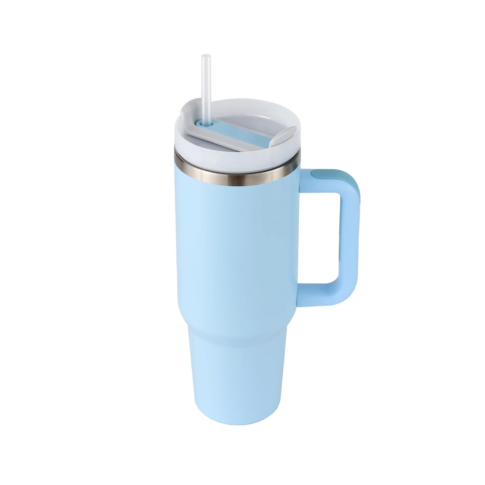 40 Oz Tumbler With Handle Straw Insulated, Stainless Steel Spill Proof Vacuum Coffee Cup Tumbler With Lid Tapered Mug Gifts For Valentine Lover Suitable For Car Gym Office Travel - Image 21