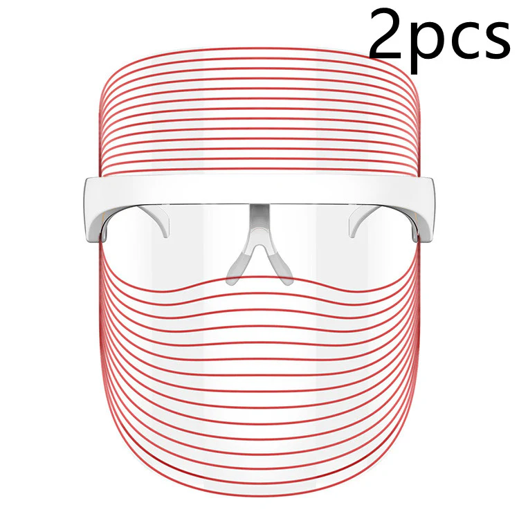7 Color LED Mask Red Light Therapy Skin Rejuvenation Massager Beauty Home Skin Face Whitening Anti Aging SPA Device - Image 6