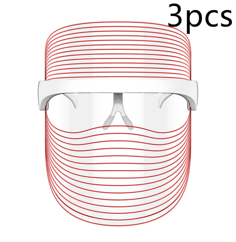 7 Color LED Mask Red Light Therapy Skin Rejuvenation Massager Beauty Home Skin Face Whitening Anti Aging SPA Device - Image 7