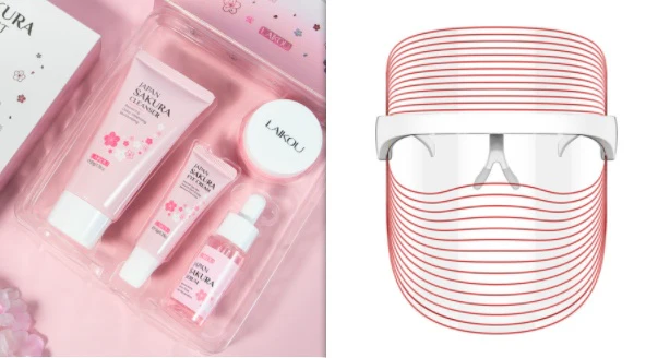 7 Color LED Mask Red Light Therapy Skin Rejuvenation Massager Beauty Home Skin Face Whitening Anti Aging SPA Device - Image 9