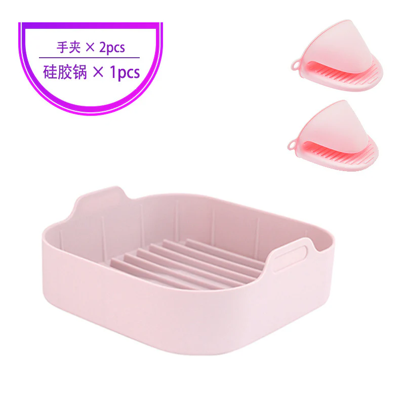 Air Fryer Silicone Pot Replacement Of Parchment Paper Liners No More Cleaning Basket After Using The Air Fryer Food Safe Air Fryers Oven Accessories - Image 18