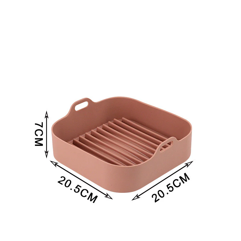 Air Fryer Silicone Pot Replacement Of Parchment Paper Liners No More Cleaning Basket After Using The Air Fryer Food Safe Air Fryers Oven Accessories - Image 19