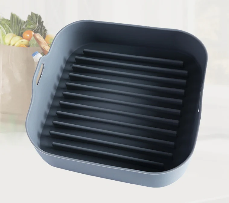 Air Fryer Silicone Pot Replacement Of Parchment Paper Liners No More Cleaning Basket After Using The Air Fryer Food Safe Air Fryers Oven Accessories - Image 3