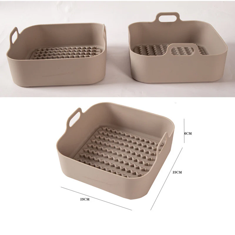 Air Fryer Silicone Pot Replacement Of Parchment Paper Liners No More Cleaning Basket After Using The Air Fryer Food Safe Air Fryers Oven Accessories - Image 5