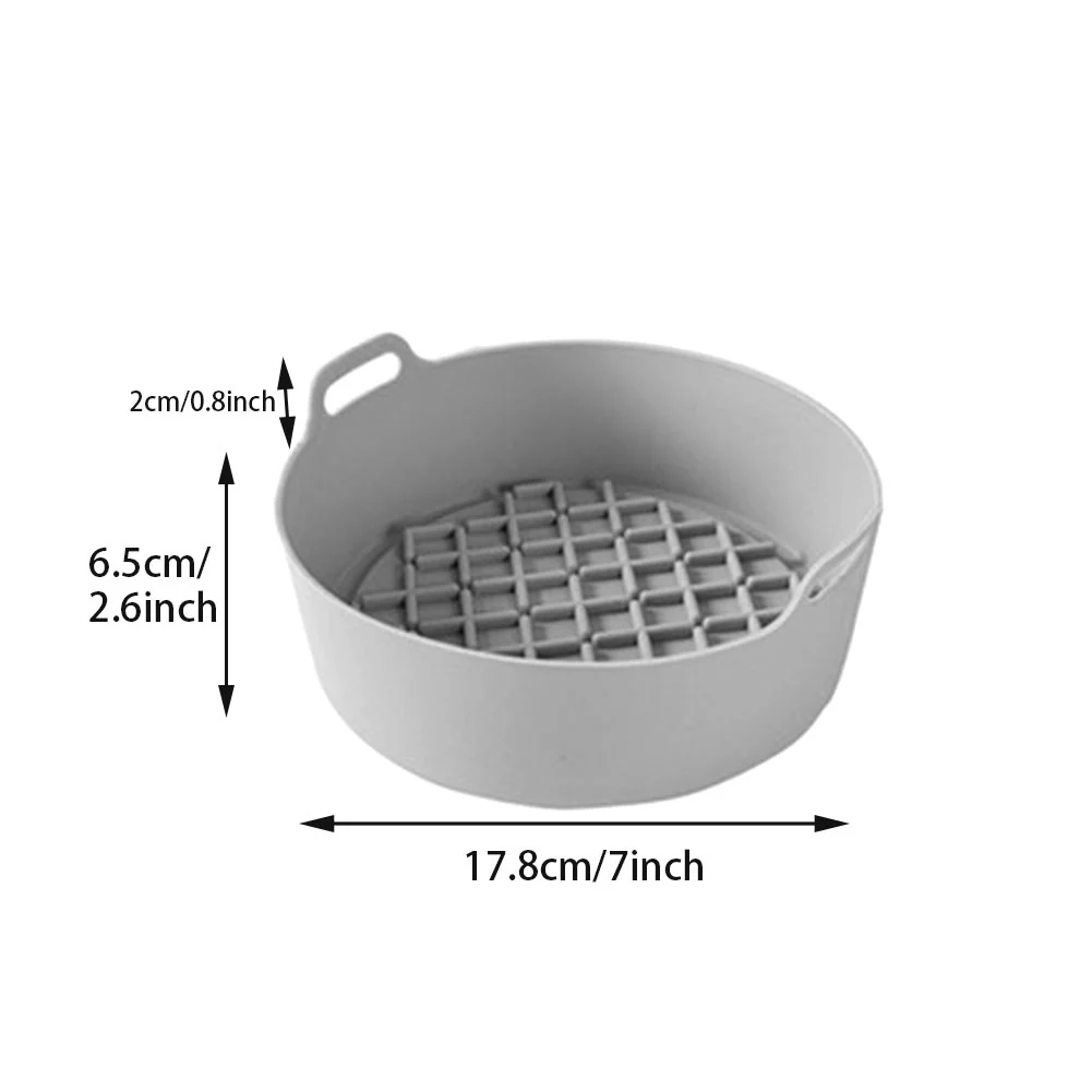 Air Fryer Silicone Pot Replacement Of Parchment Paper Liners No More Cleaning Basket After Using The Air Fryer Food Safe Air Fryers Oven Accessories - Image 9