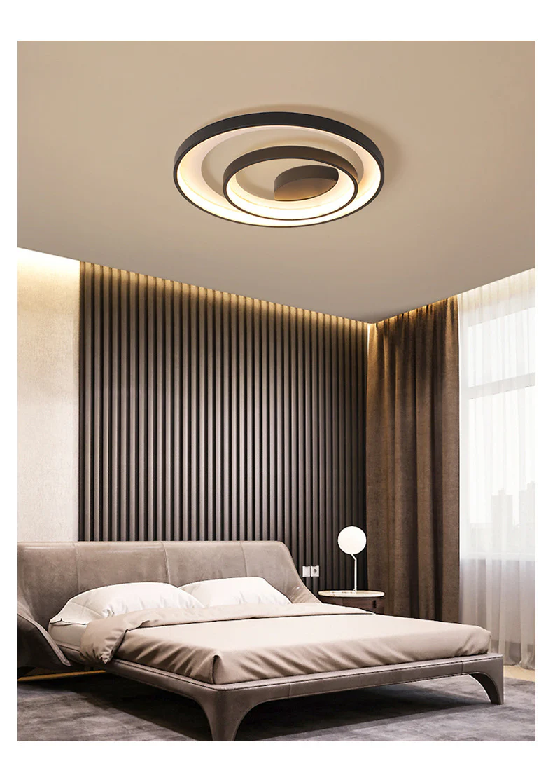 Bedroom Simple And Modern Led Ceiling Lamp Creative New Room Lighting - Image 6