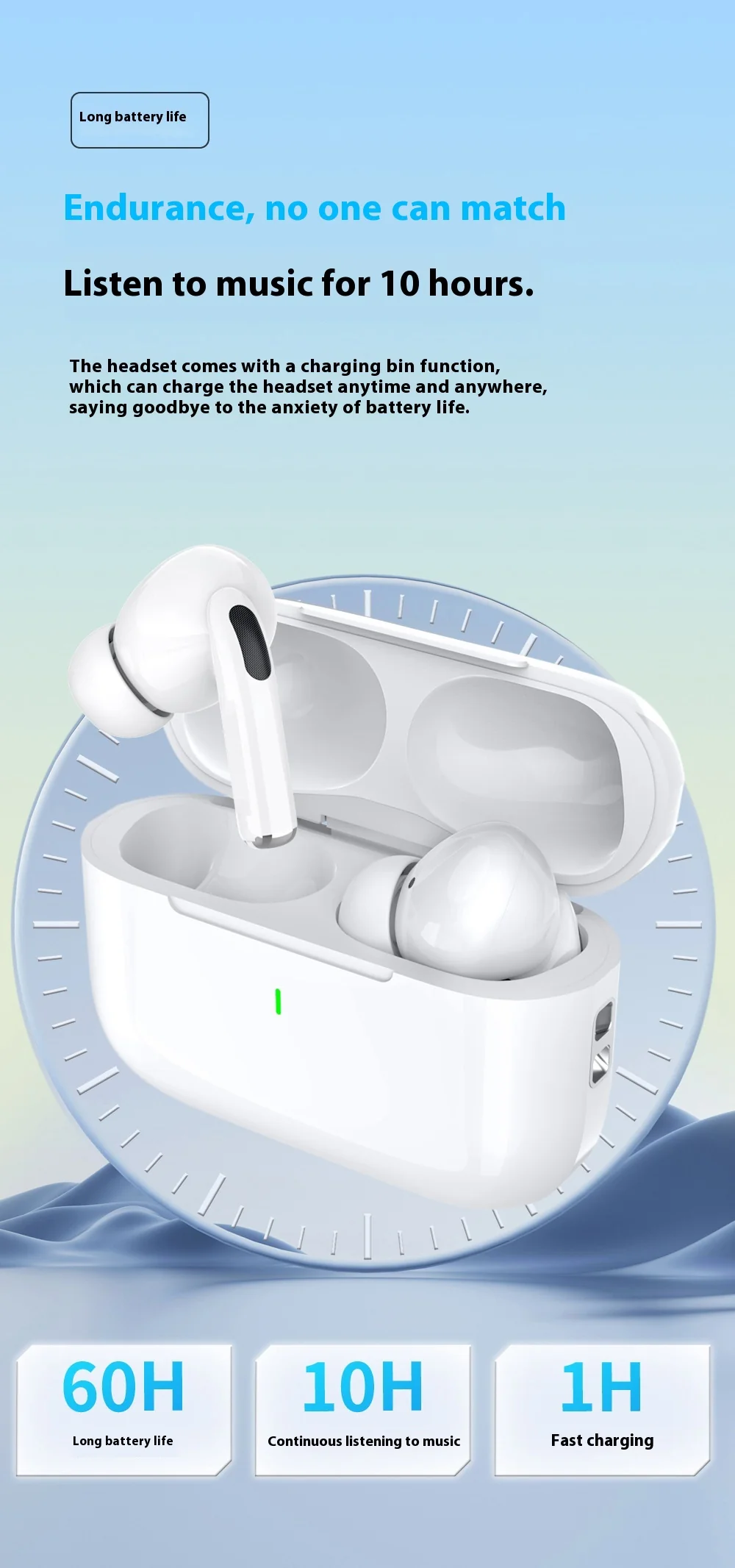 Bluetooth Headset A5 Series Full-function Configuration In-ear - Image 2