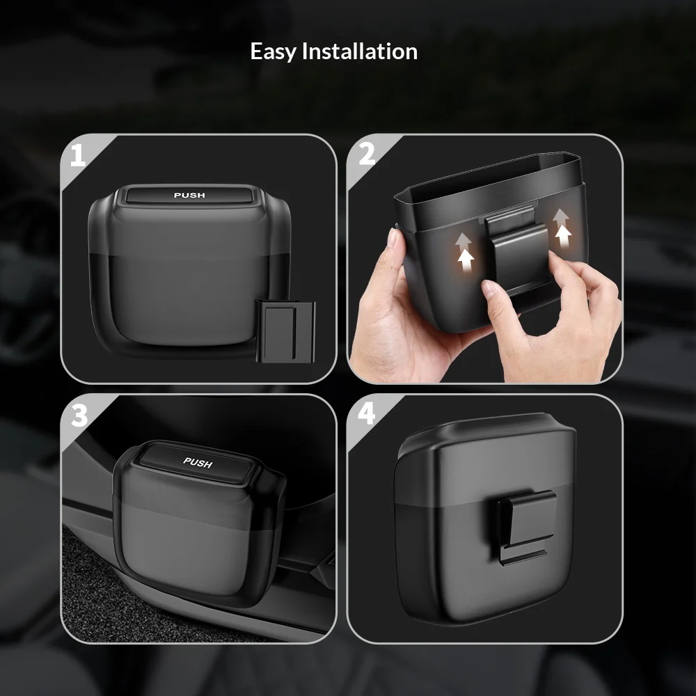 Car Trash Can Storage Bin Car Debris - Image 4