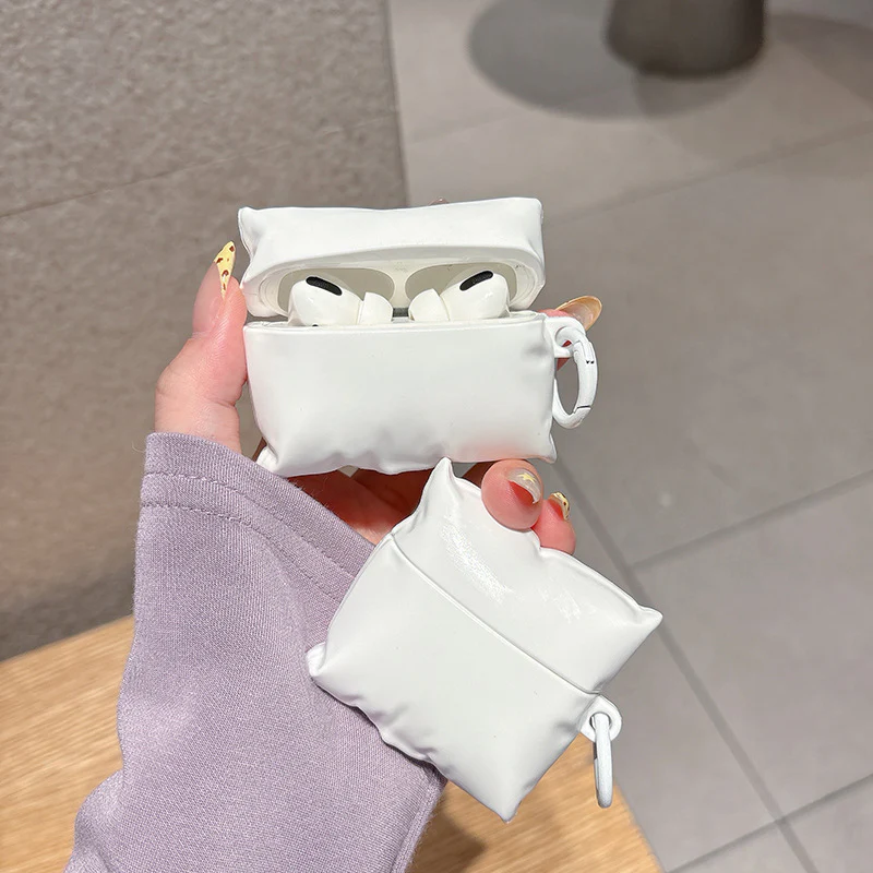 Cute Creative Pillow AirPods Pro Bluetooth Earbuds Case Cartoon Protective Cover