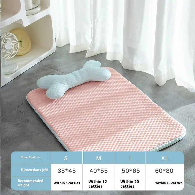 Dog Bed Breathable Cooling Spring Summer Pet Sleeping Mat For Small Medium Dogs Cats Soft Non-slip Dog Kennel Pet Supplies Pet Products - Image 7
