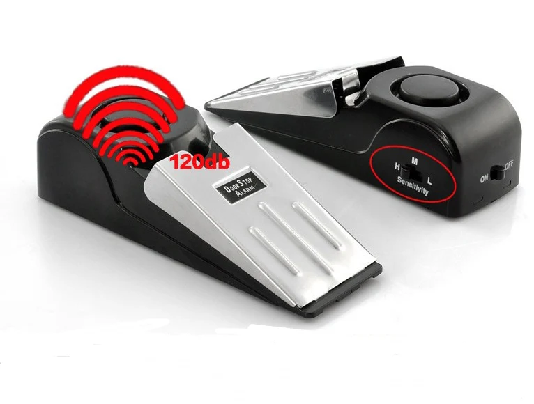 Door Stop Alarm Door Resistance Burglar Alarm Door Gap Alarm Door Stopper Alarm For Home Dormitory Safety - Image 3