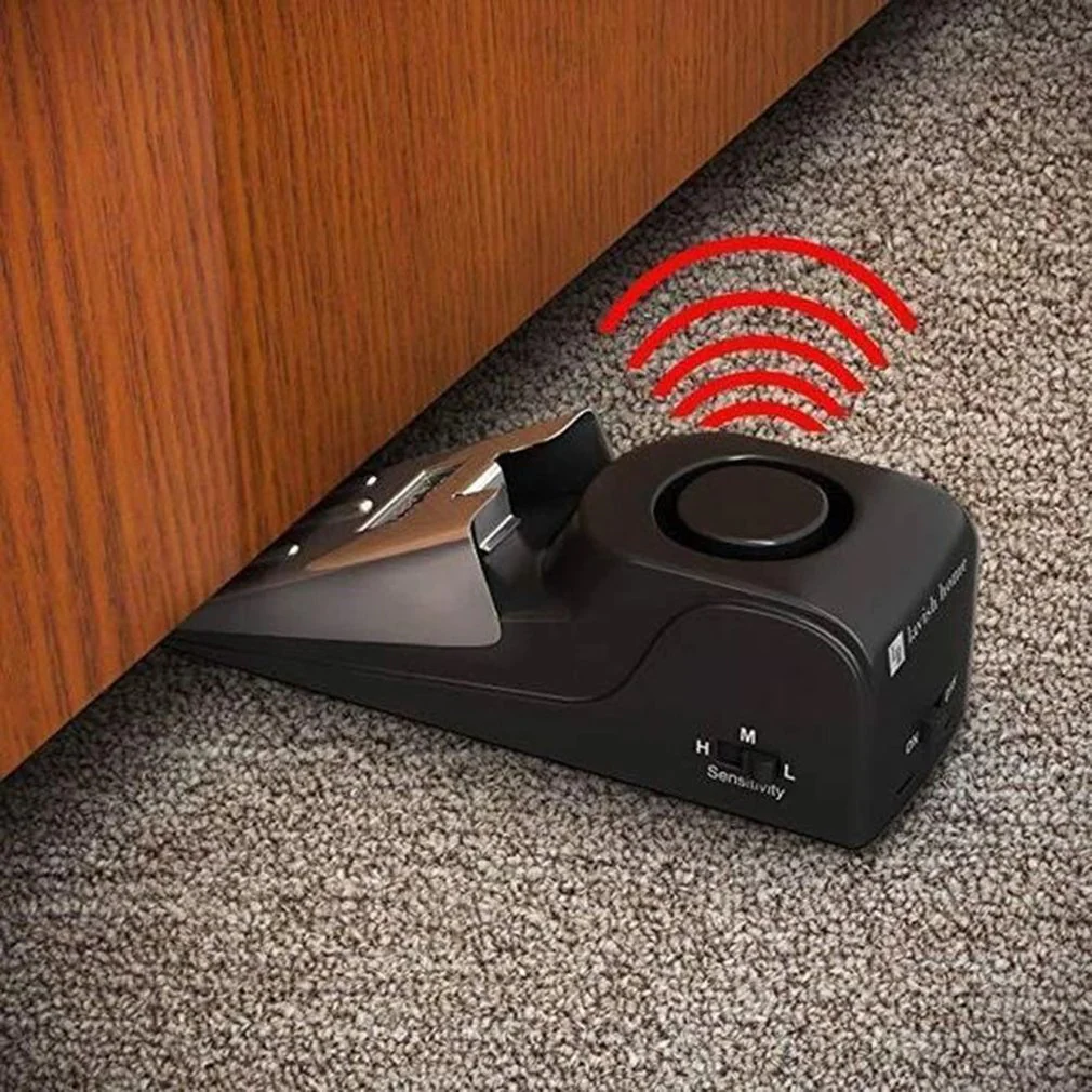 Door Stop Alarm Door Resistance Burglar Alarm Door Gap Alarm Door Stopper Alarm For Home Dormitory Safety - Image 6