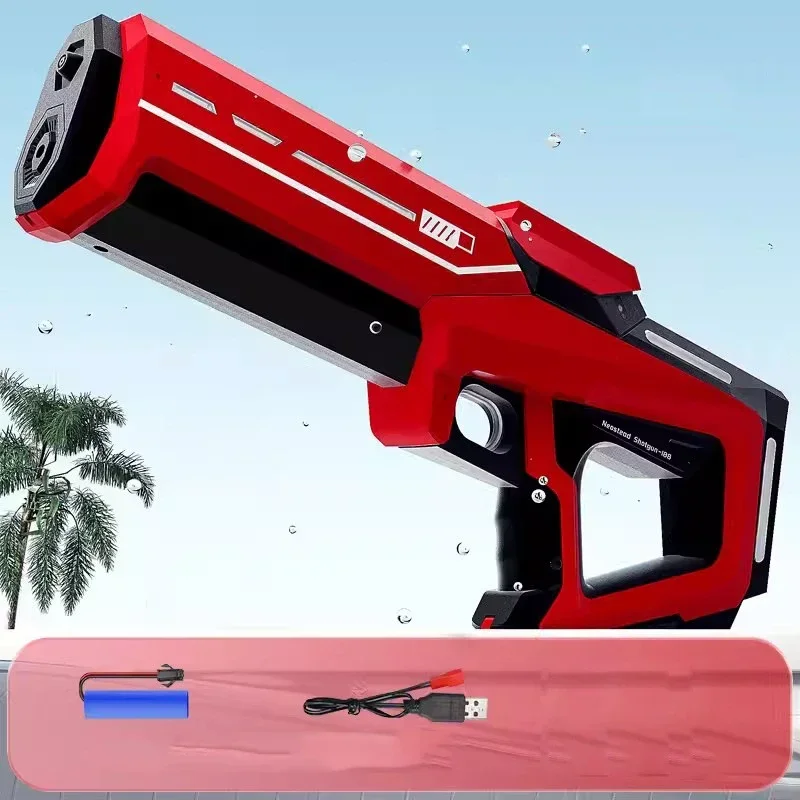 Electric Automatic Water Storage Gun Toys Portable Children Summer Beach Outdoor Fight Fantasy Spray Gun Toys Boy Kid Adult Game - Image 9