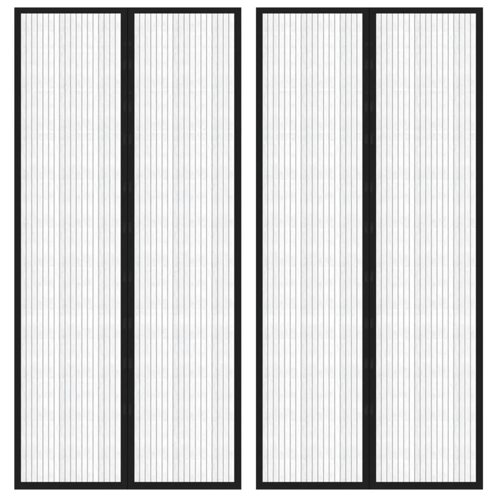 Fly Screen Door Curtains, 2 pcs. Magnetic   Fly Screen Door Curtain 2