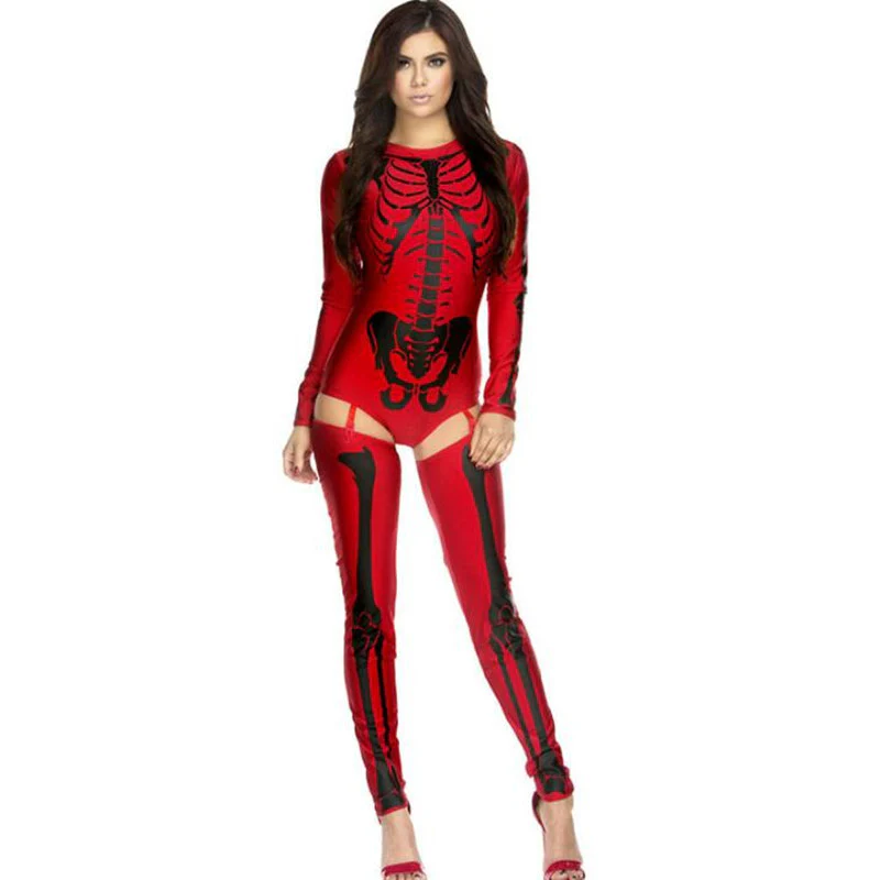 Halloween Cosplay Costume Skull Zombie Uniform - Image 5