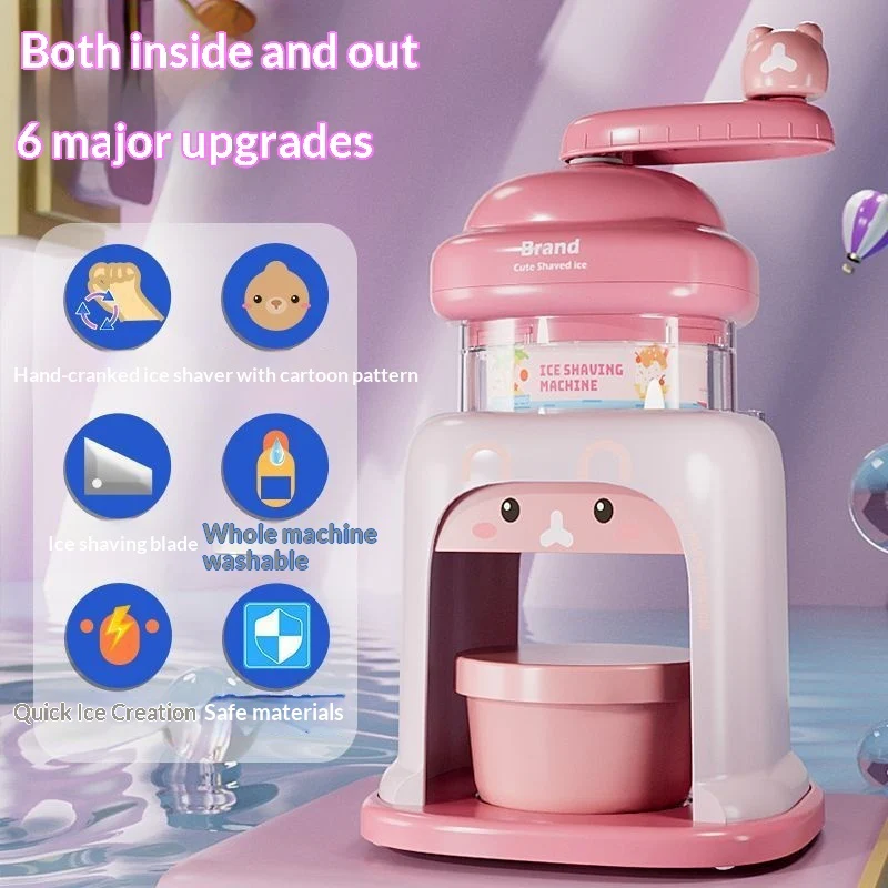 Hand-cranked Ice Shaver For Kids For Home Use - Image 4