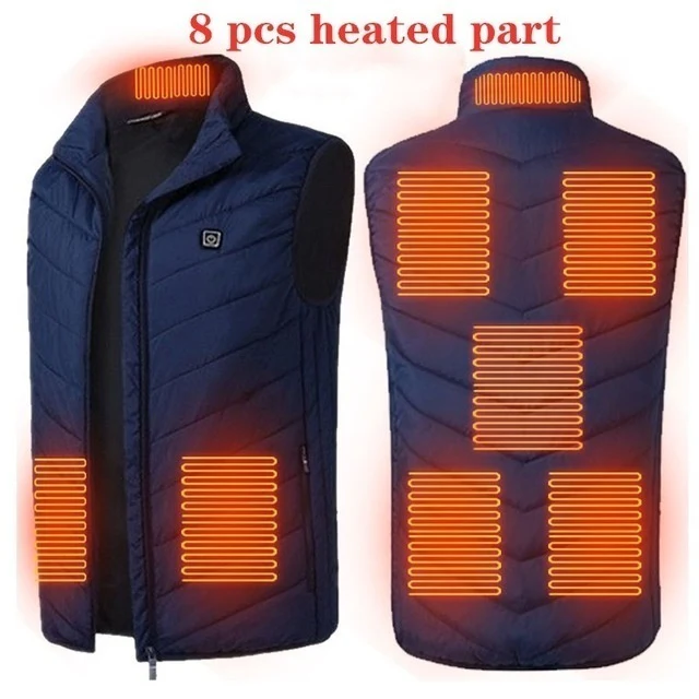 Heated Vest Washable Usb Charging Electric Winter Clothes - Image 11