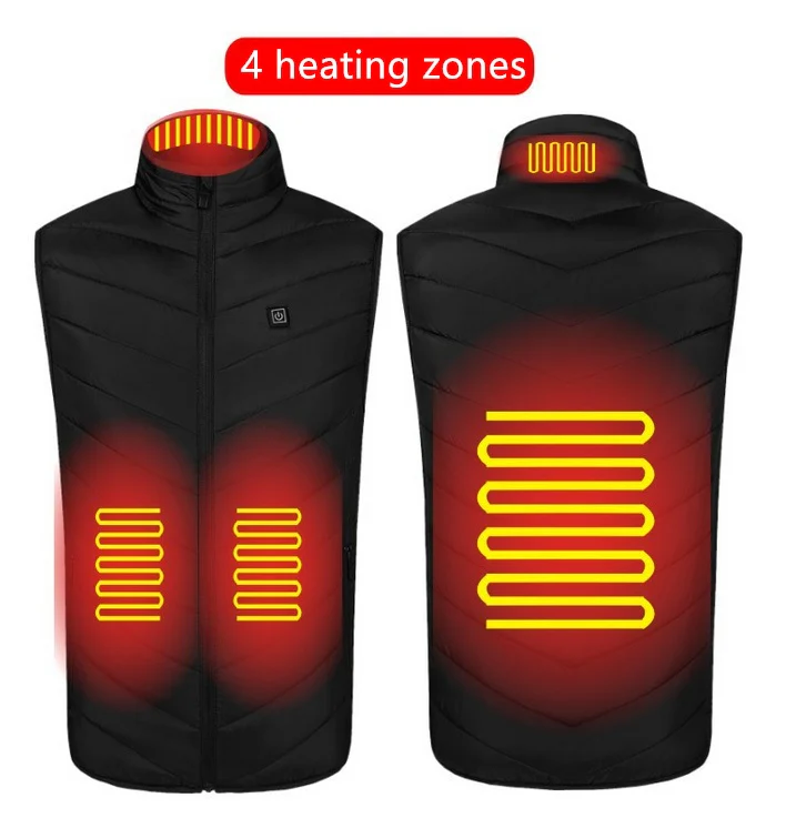 Heated Vest Washable Usb Charging Electric Winter Clothes - Image 5