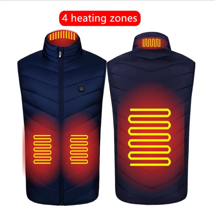 Heated Vest Washable Usb Charging Electric Winter Clothes - Image 6