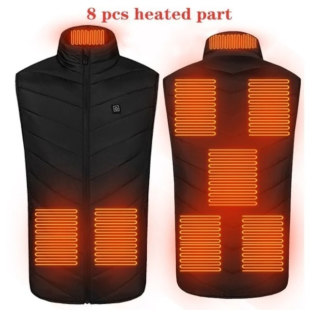 Heated Vest Washable Usb Charging Electric Winter Clothes - Image 8