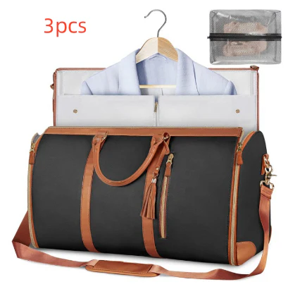 Large Capacity Travel Duffle Bag Women's Handbag Folding Suit Bag Waterproof Clothes Totes - Image 25