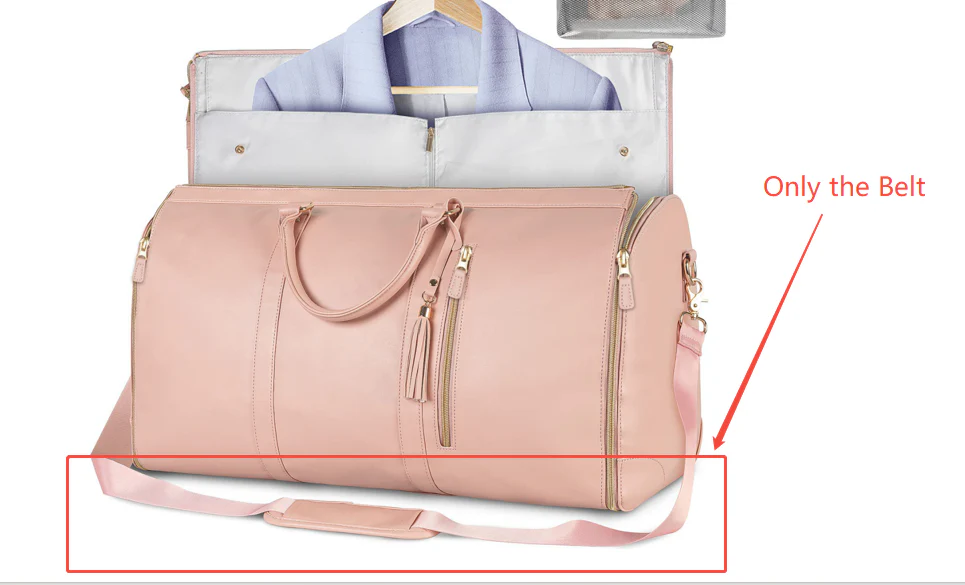 Large Capacity Travel Duffle Bag Women's Handbag Folding Suit Bag Waterproof Clothes Totes - Image 3