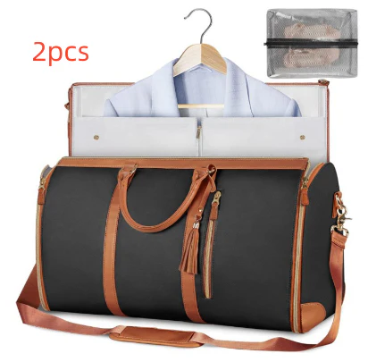 Large Capacity Travel Duffle Bag Women's Handbag Folding Suit Bag Waterproof Clothes Totes - Image 47