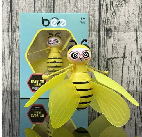 Mini Flying Ball Bee Toys - Rc Infrared Induction Drone Helicopter With Shinning Gesture Sensing Bee Flying Vehicle - Image 2