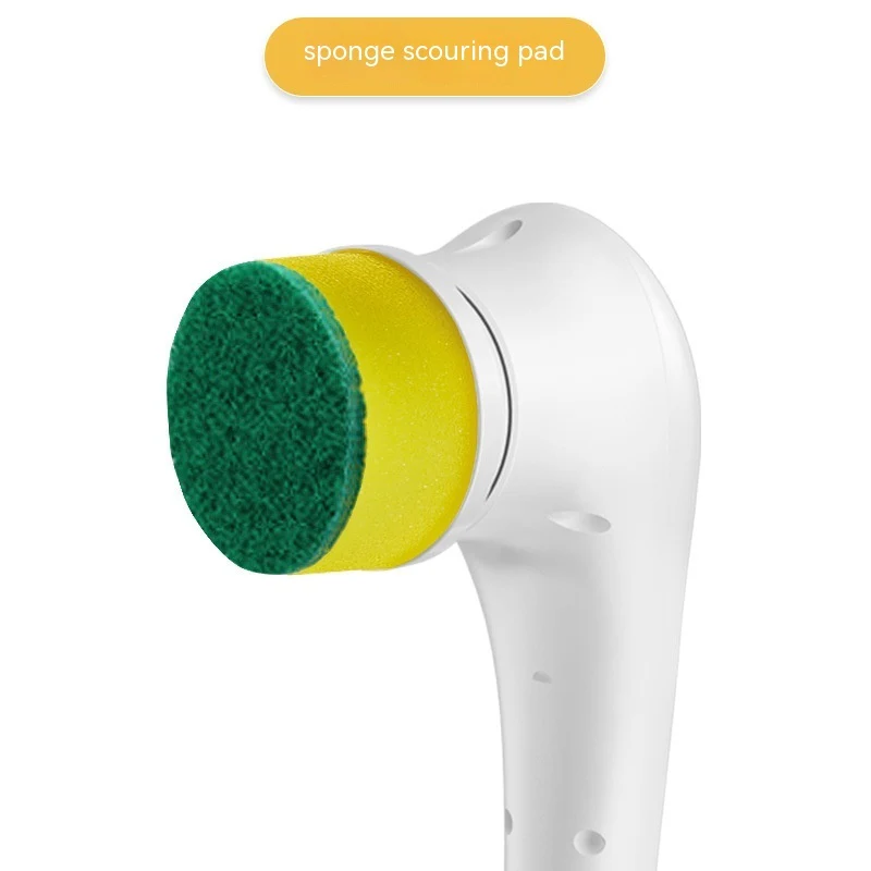 Multifunctional Electric Handheld Kitchen Household Dishwashing Brush Handheld Scrubber Bathtub Sink Bathroom Kitchen Tile Cleaning Tool Drill Brush Set With 5 Heads - Image 16