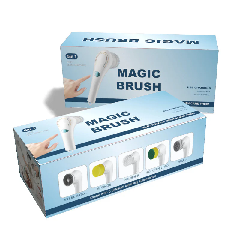 Multifunctional Electric Handheld Kitchen Household Dishwashing Brush Handheld Scrubber Bathtub Sink Bathroom Kitchen Tile Cleaning Tool Drill Brush Set With 5 Heads - Image 18