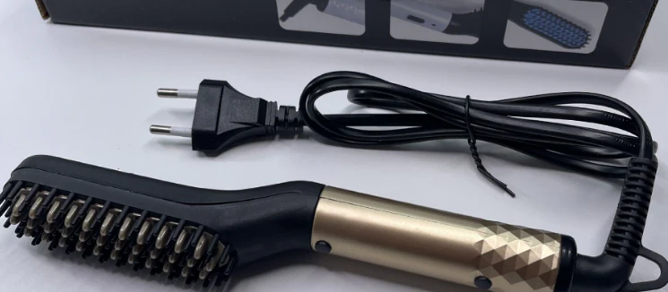 Multifunctional Hair Straightener Hair Comb Brush Men Beard Straightener Straightening - Image 6