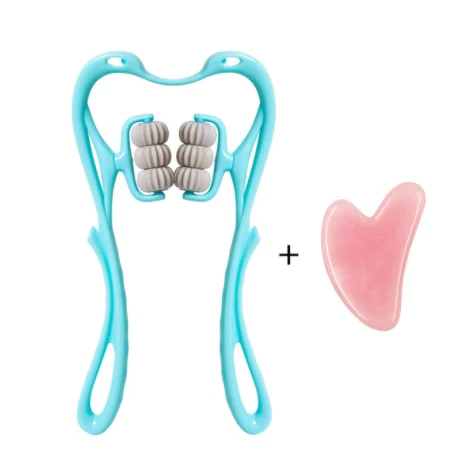 Six-Wheel Neck Massager – Manual Roller Massage Tool - Image 13