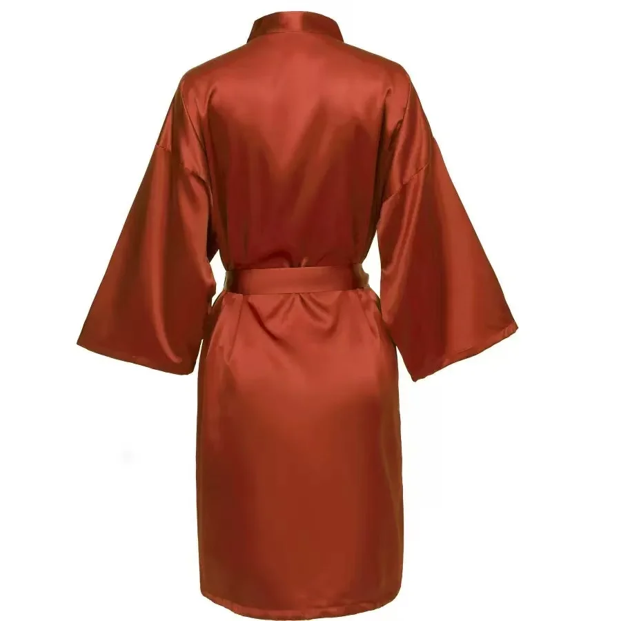 Personalized Name Bridesmaid Robes Bride Gift Bride Robe Gift Satin Robe Bride Dressing Gown Bridal Party Robes Wedding Robe - Image 110