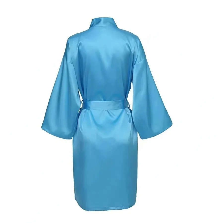 Personalized Name Bridesmaid Robes Bride Gift Bride Robe Gift Satin Robe Bride Dressing Gown Bridal Party Robes Wedding Robe - Image 116