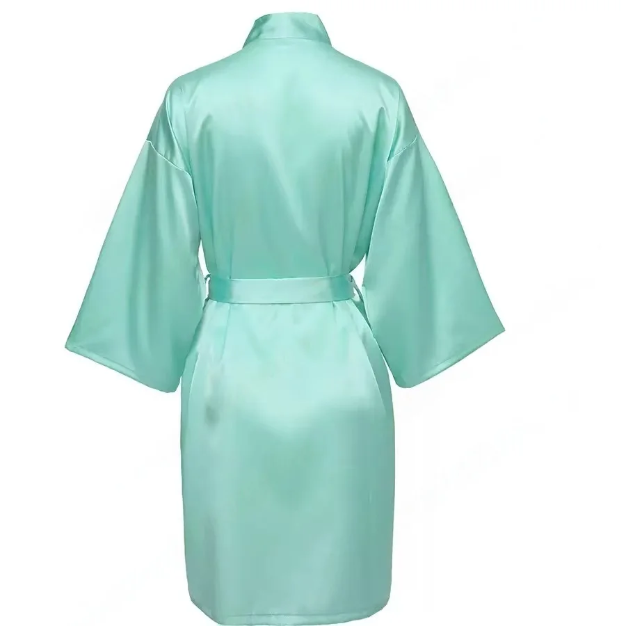 Personalized Name Bridesmaid Robes Bride Gift Bride Robe Gift Satin Robe Bride Dressing Gown Bridal Party Robes Wedding Robe - Image 39