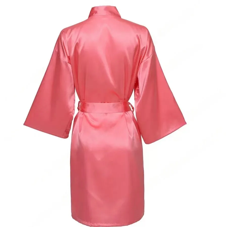 Personalized Name Bridesmaid Robes Bride Gift Bride Robe Gift Satin Robe Bride Dressing Gown Bridal Party Robes Wedding Robe - Image 45