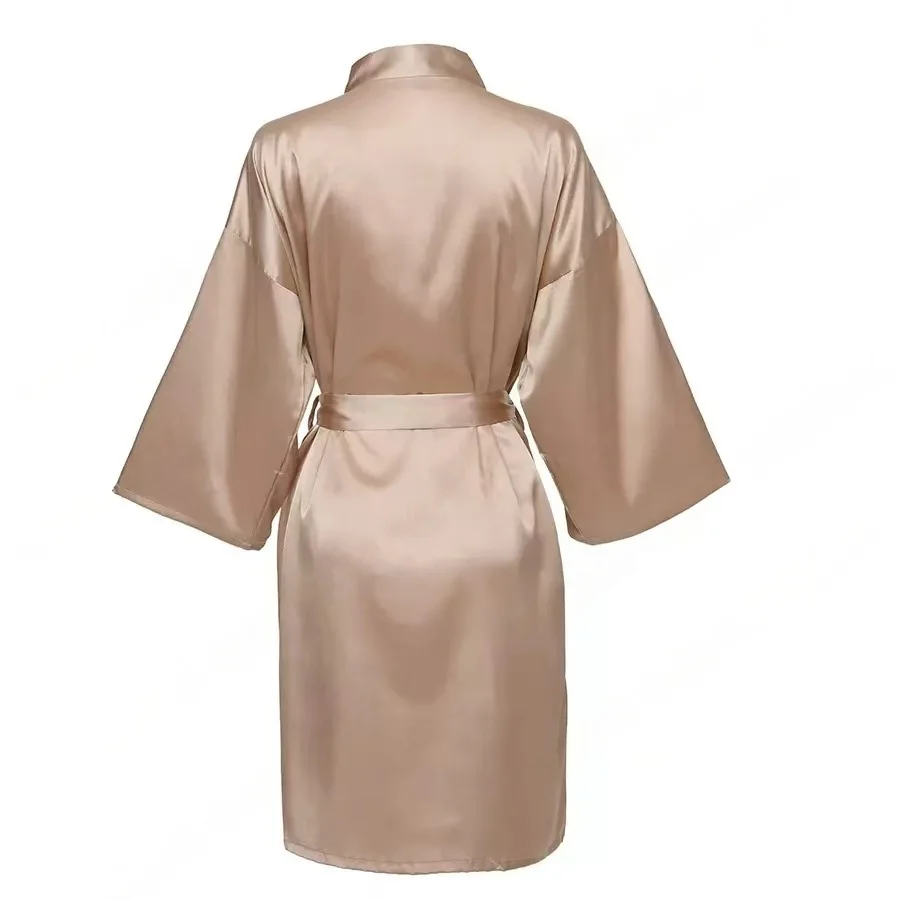 Personalized Name Bridesmaid Robes Bride Gift Bride Robe Gift Satin Robe Bride Dressing Gown Bridal Party Robes Wedding Robe - Image 60