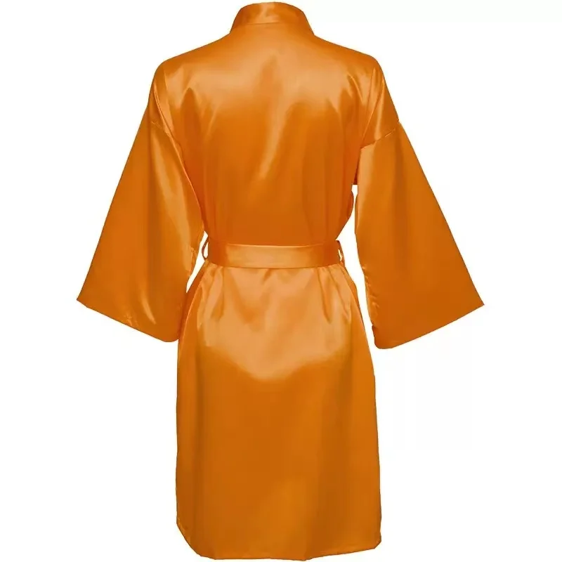 Personalized Name Bridesmaid Robes Bride Gift Bride Robe Gift Satin Robe Bride Dressing Gown Bridal Party Robes Wedding Robe - Image 87