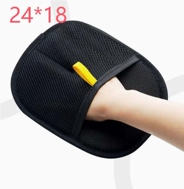 Pet Hair Remover Mitt Pet Hair Remover Gloves Deshedding Brush Glove For Dog Cat Rabbit With Long Short Curly Hair - Image 24