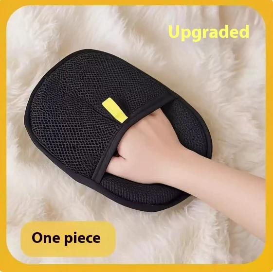 Pet Hair Remover Mitt Pet Hair Remover Gloves Deshedding Brush Glove For Dog Cat Rabbit With Long Short Curly Hair - Image 9