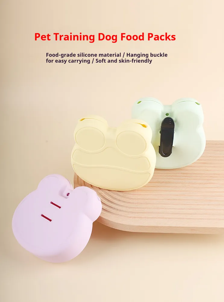 Pet Training Treat Pouch With Food-Grade Silicone - Soft, Skin-Friendly Dog Treat Bag With Hanging Buckle For Easy Carrying - Ideal For Puppy Training And Outdoor Activities - Image 7