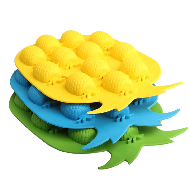 Pineapple creative silicone ice cube ice maker ice mold - Image 2